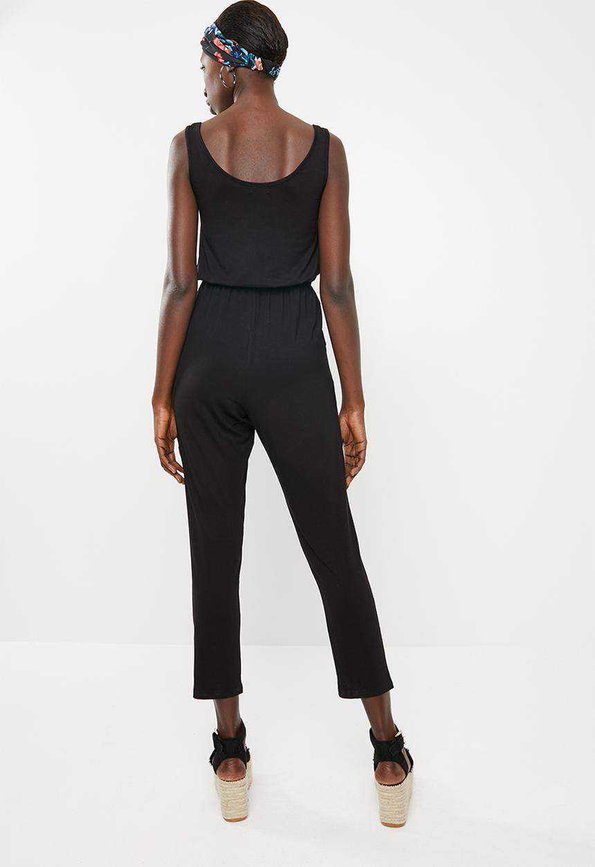 c(inch) - Easy fitting jumpsuit - black