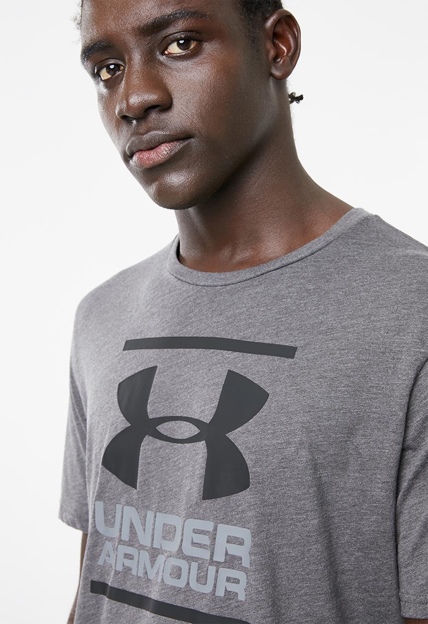 Under Armour - GL foundation T-shirt - grey & black