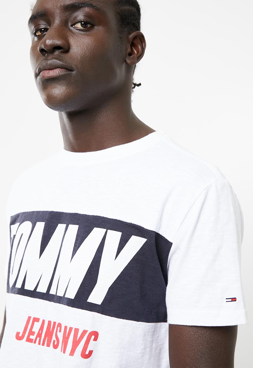 Tommy Hilfiger - Heavy logo tee - white