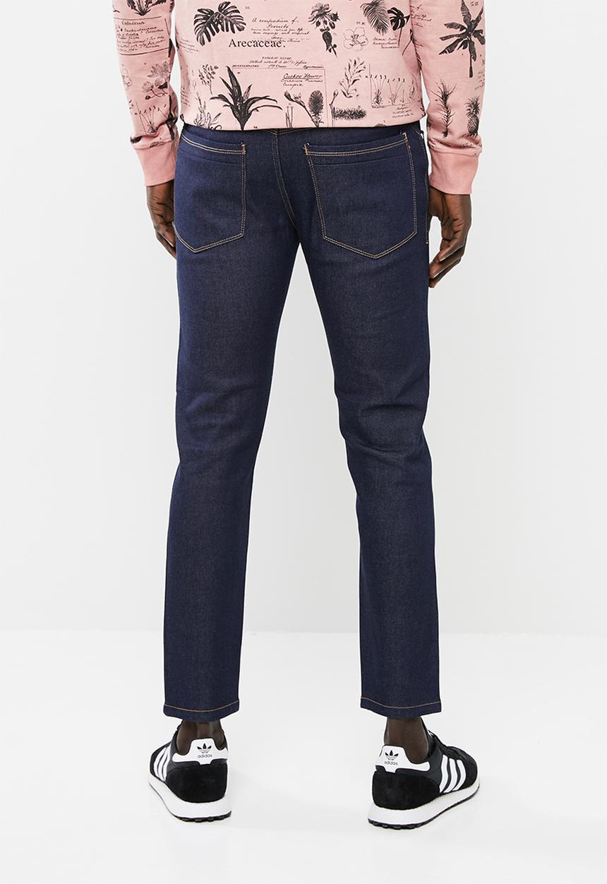 STYLE REPUBLIC - Rip and repair skinny stretch jeans - blue