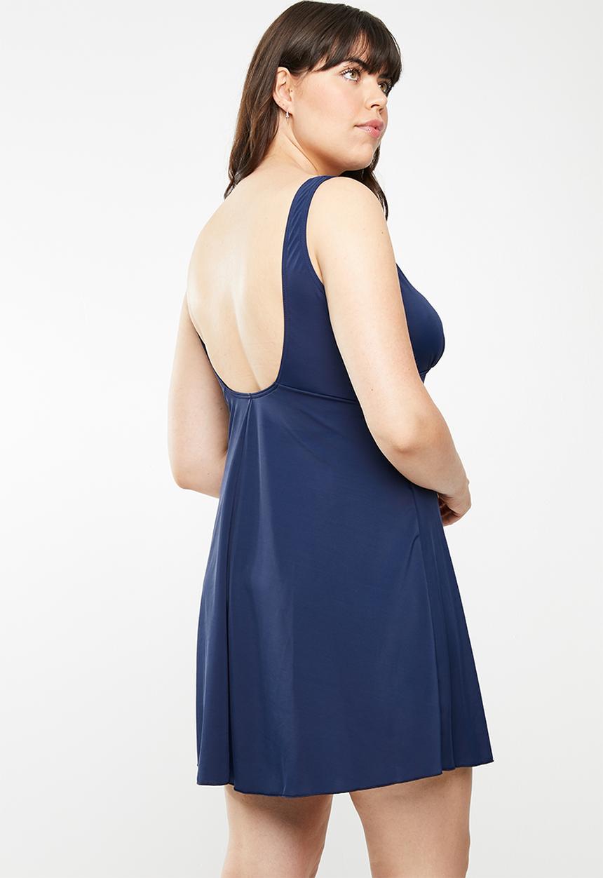 Lithe - Babydoll swim dress - navy