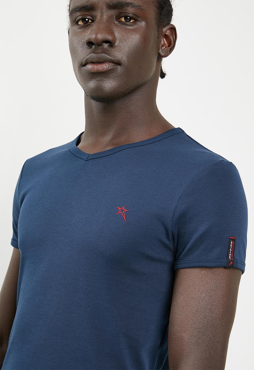 SOVIET - Bolt evo muscle tee - navy