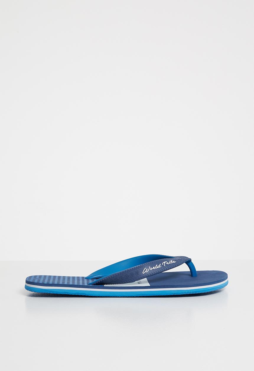 World Tribe - Maverick flip flops - blue