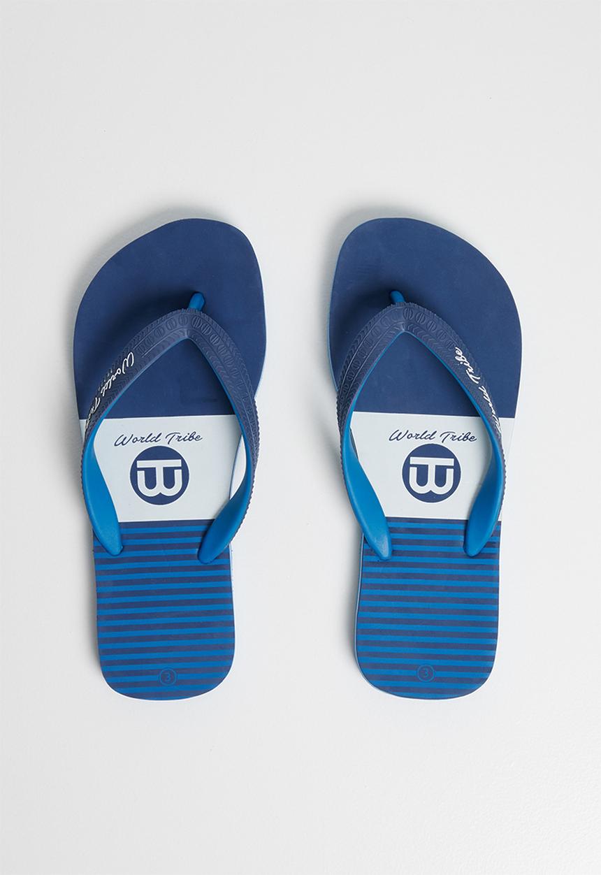 World Tribe - Maverick flip flops - blue