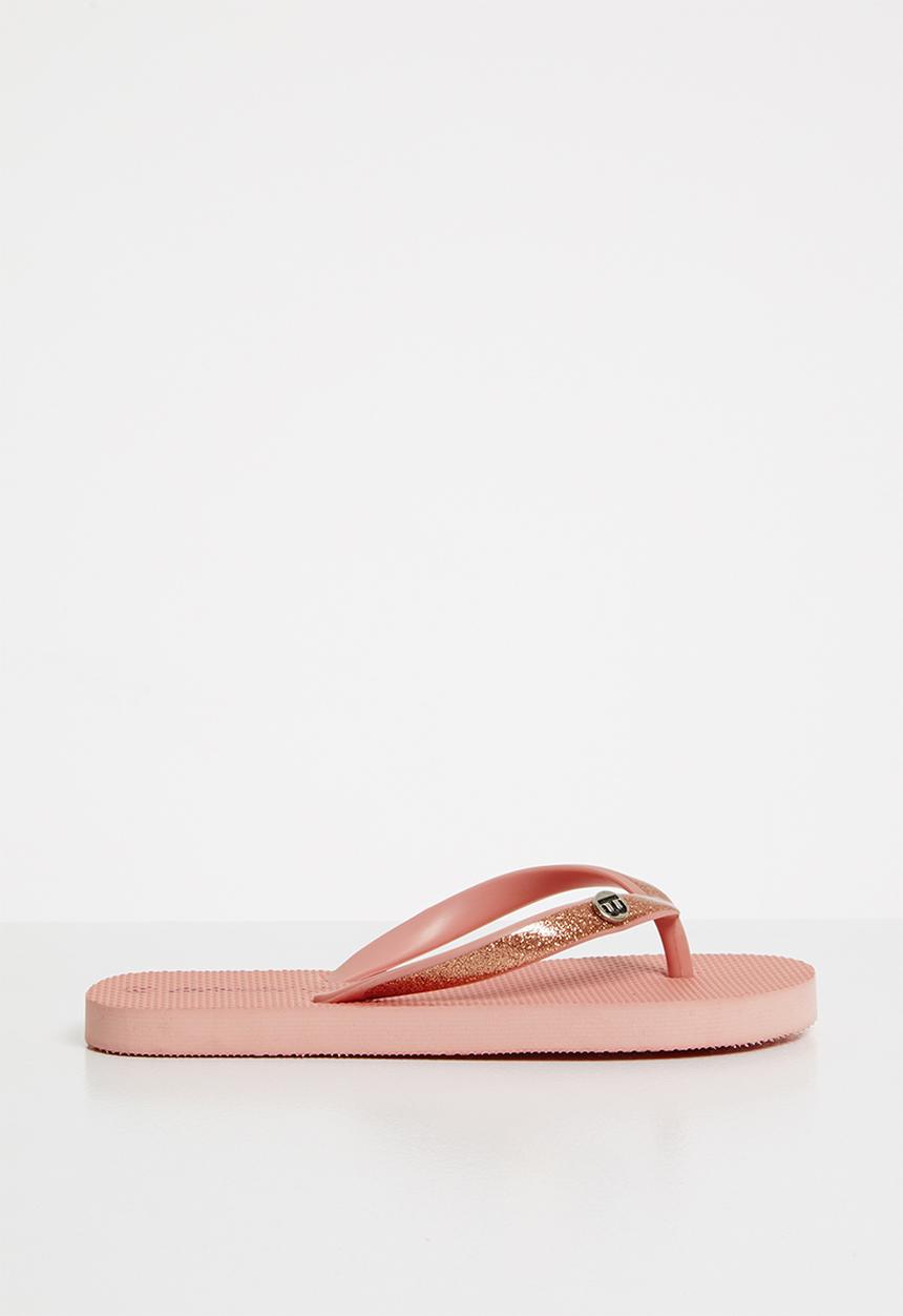 World Tribe - Little treasure flip flops - rose gold