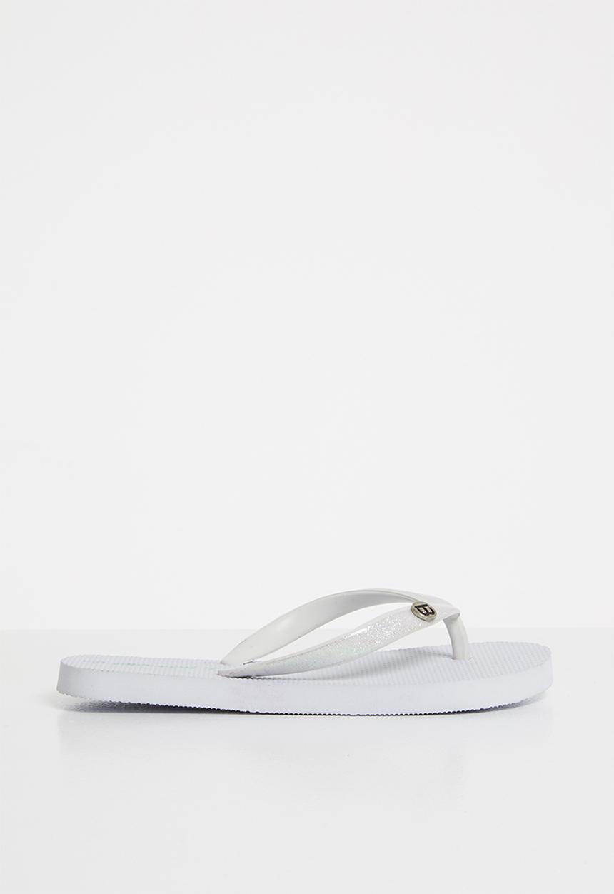 World Tribe - Little treasure flip flops - white