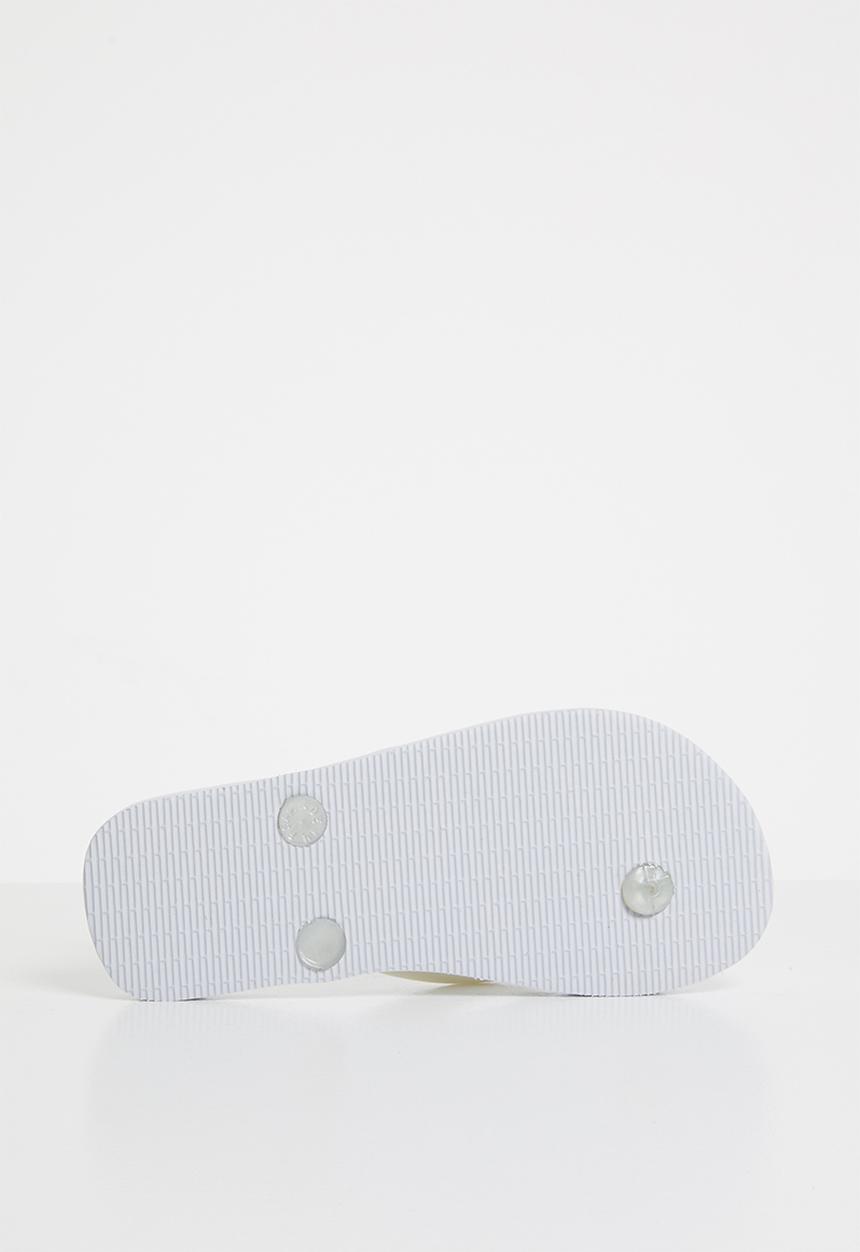 World Tribe - Mariposa flip flops - white