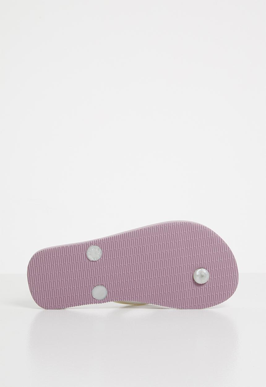 World Tribe - Starlight flip flops pale - purple