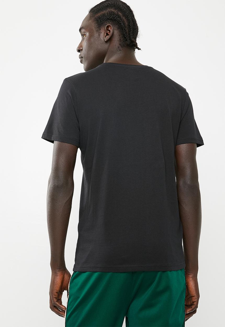 KAPPA - Authentic estessi slim tee - black 