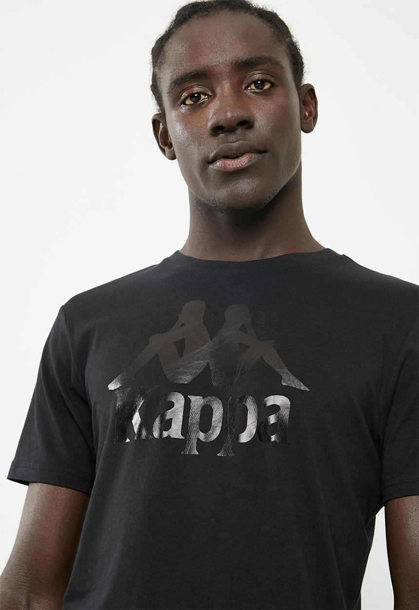 KAPPA - Authentic estessi slim tee - black 