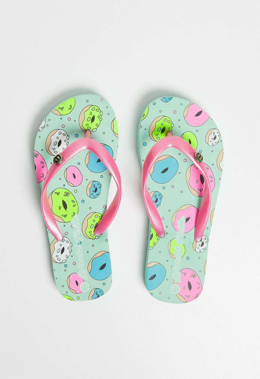 World Tribe - Tea time flip flops - multi