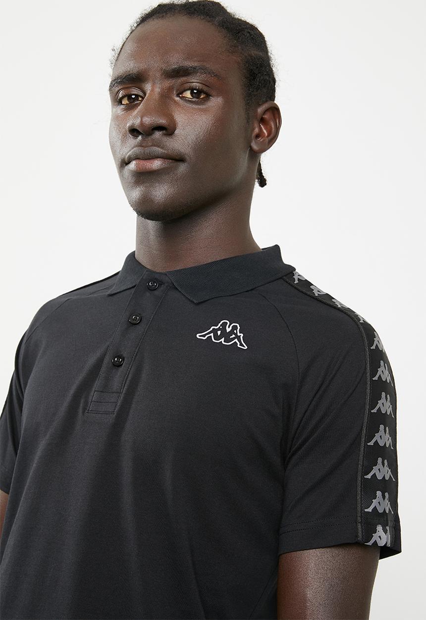 KAPPA - Banda estrel golfer tee - black 