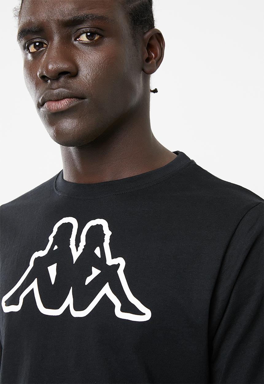 KAPPA - Logo cromen- black & white