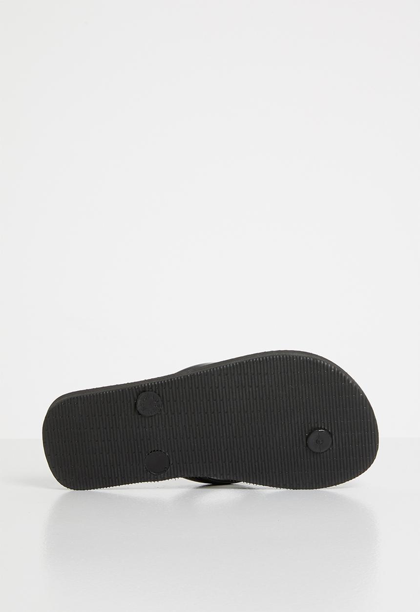World Tribe - Little treasure flip flops - black