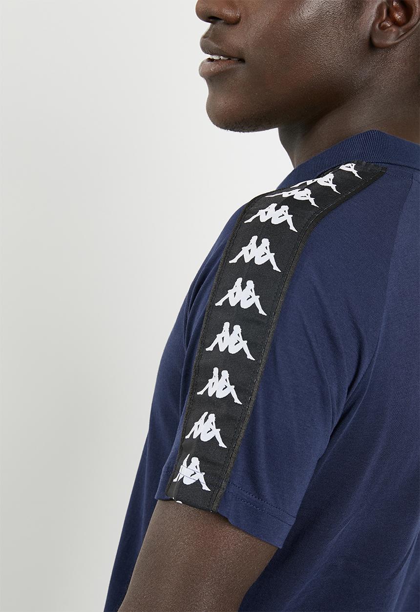 KAPPA - Banda estrel golfer tee - blue