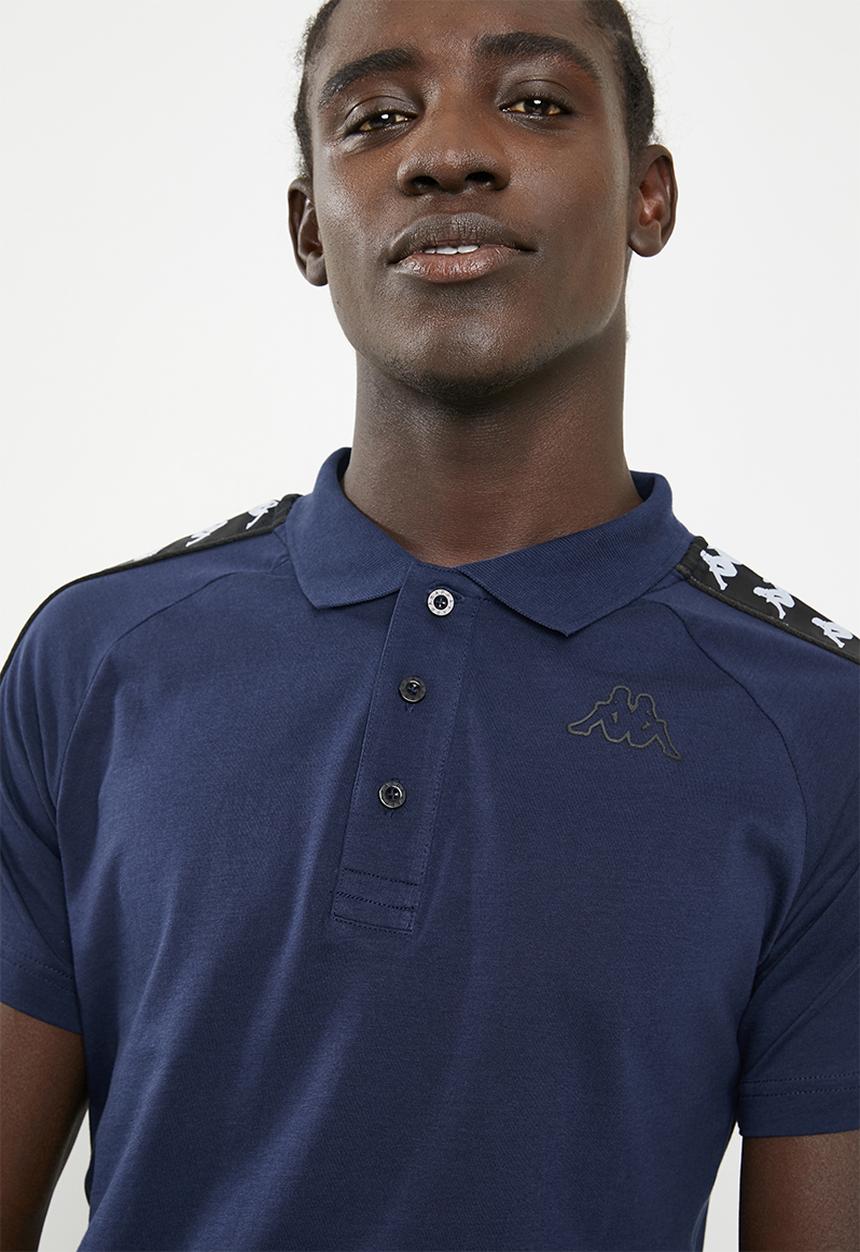 KAPPA - Banda estrel golfer tee - blue