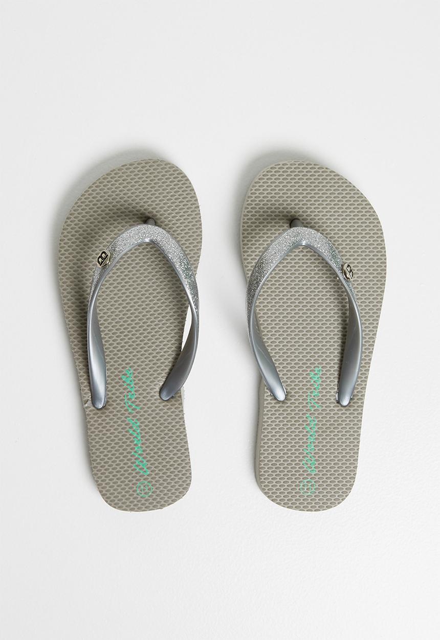 World Tribe - Little treasure flip flops - grey