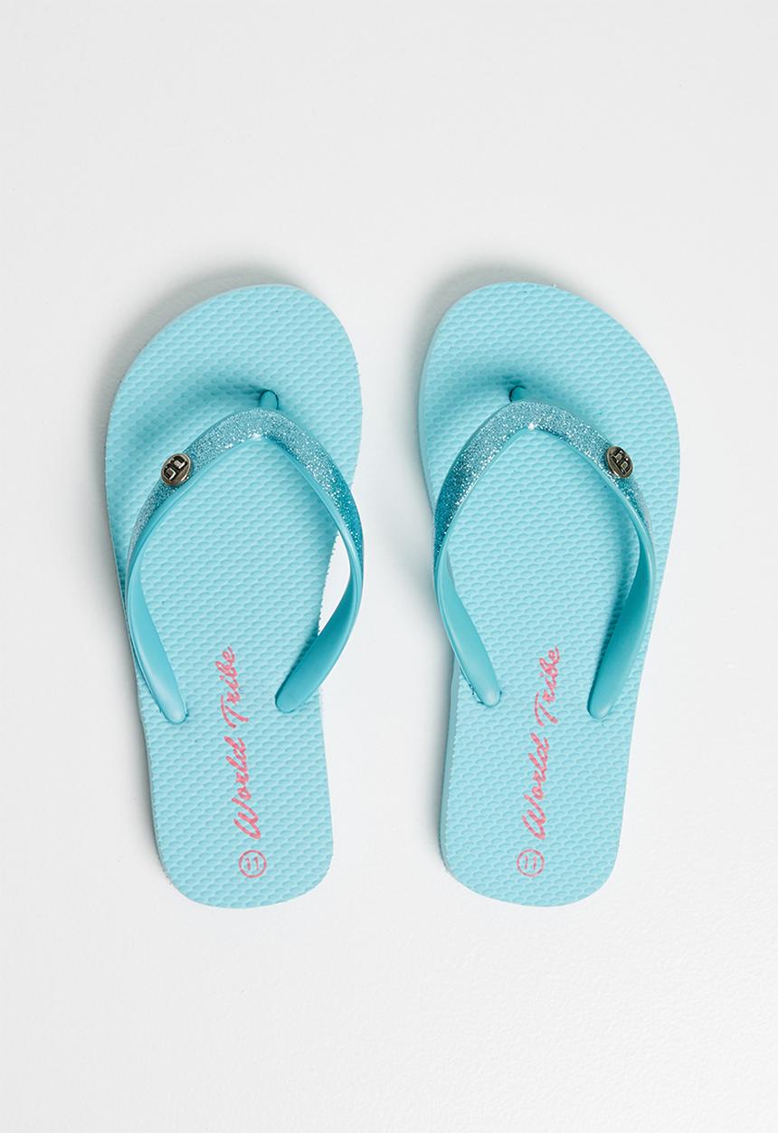 World Tribe - Little treasure flip flops -  blue