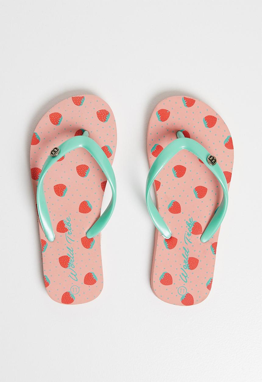 World Tribe - Berry bubbles flip flops - multi 