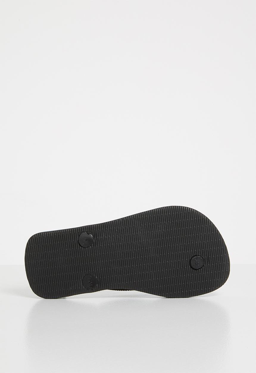 World Tribe - Trooper flip flops - black & blue 