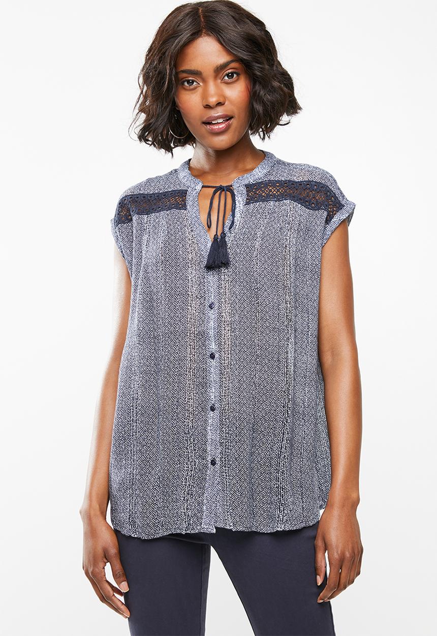 edit - Printed cami - blue