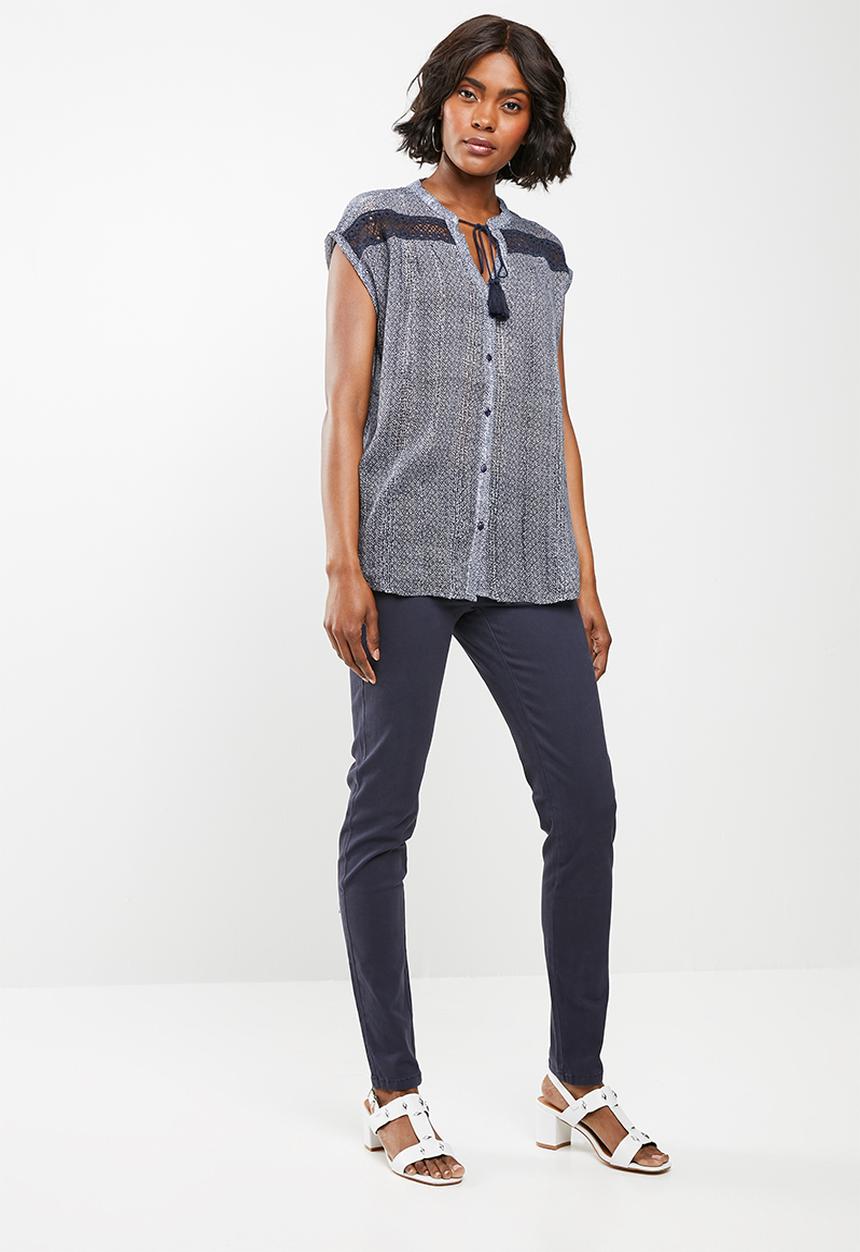 edit - Printed cami - blue