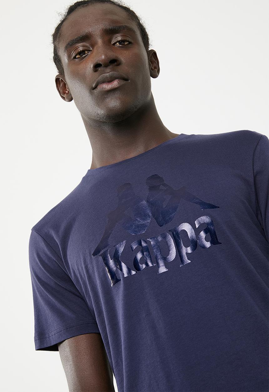 KAPPA - Authentic estessi slim tee - blue