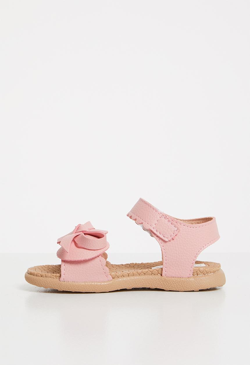 Pop Candy - Bow detailed sandal - mid pink