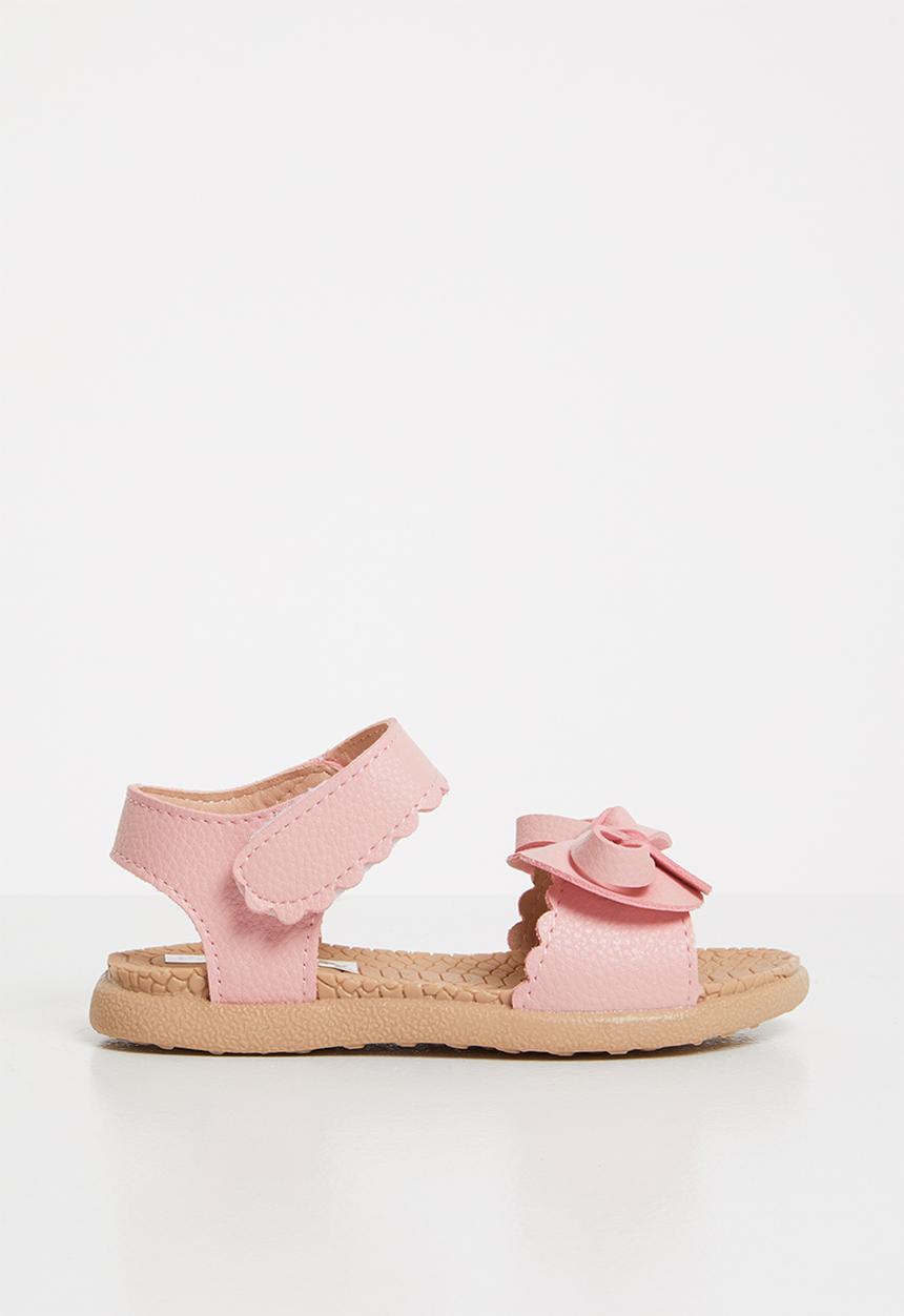 Pop Candy - Bow detailed sandal - mid pink