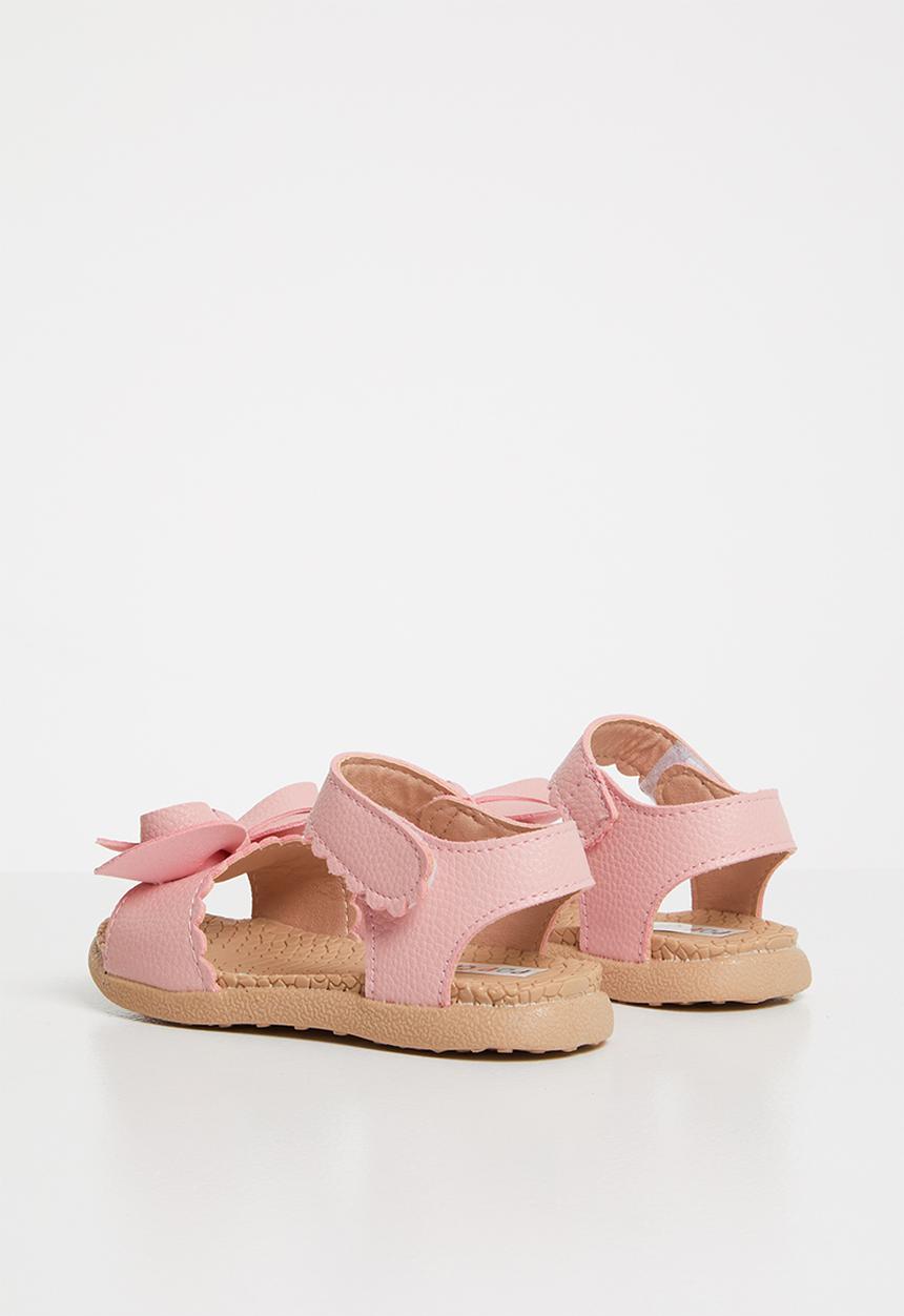Pop Candy - Bow detailed sandal - mid pink