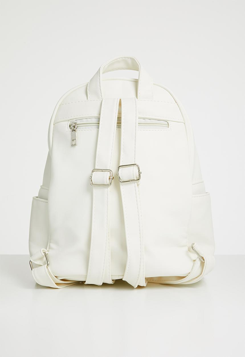 Pop Candy - Embroided backpack - white