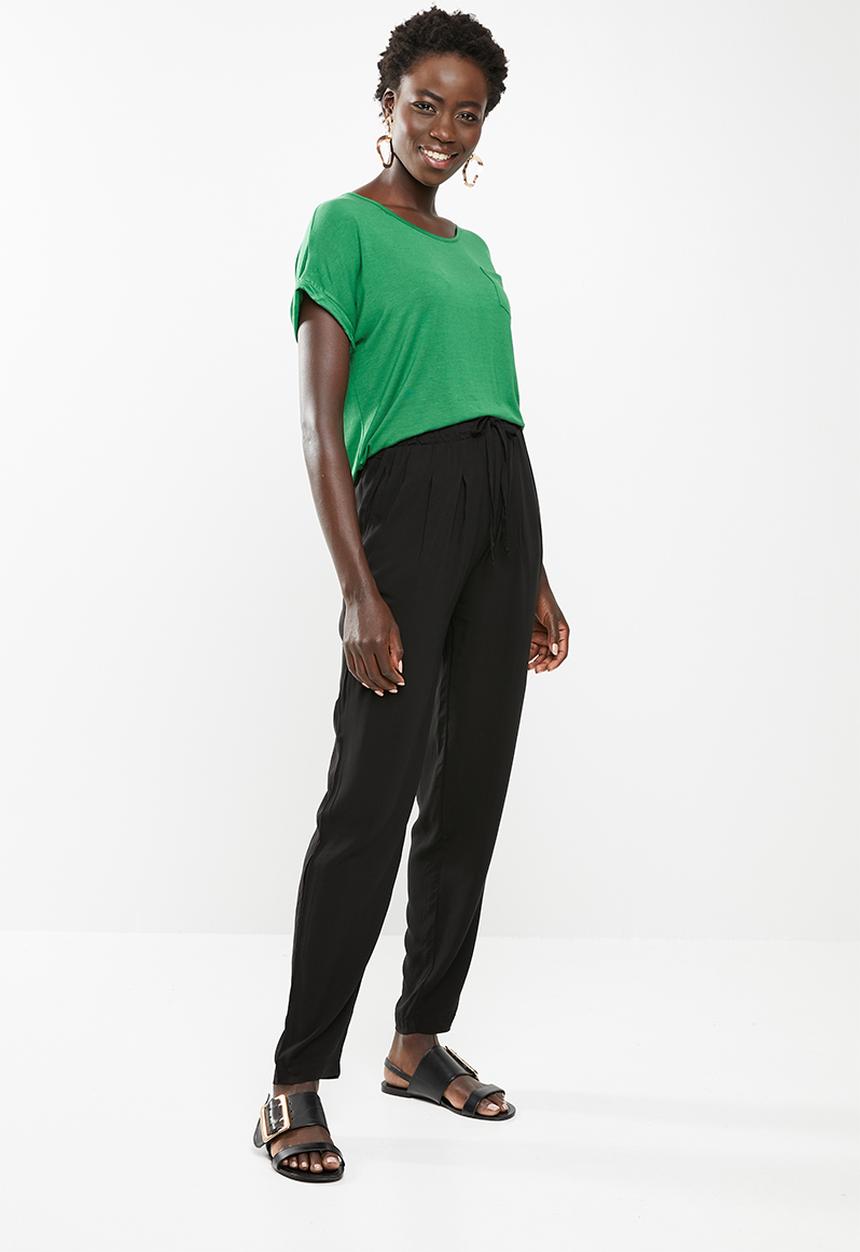 edit - Loose fit lounge pants - black