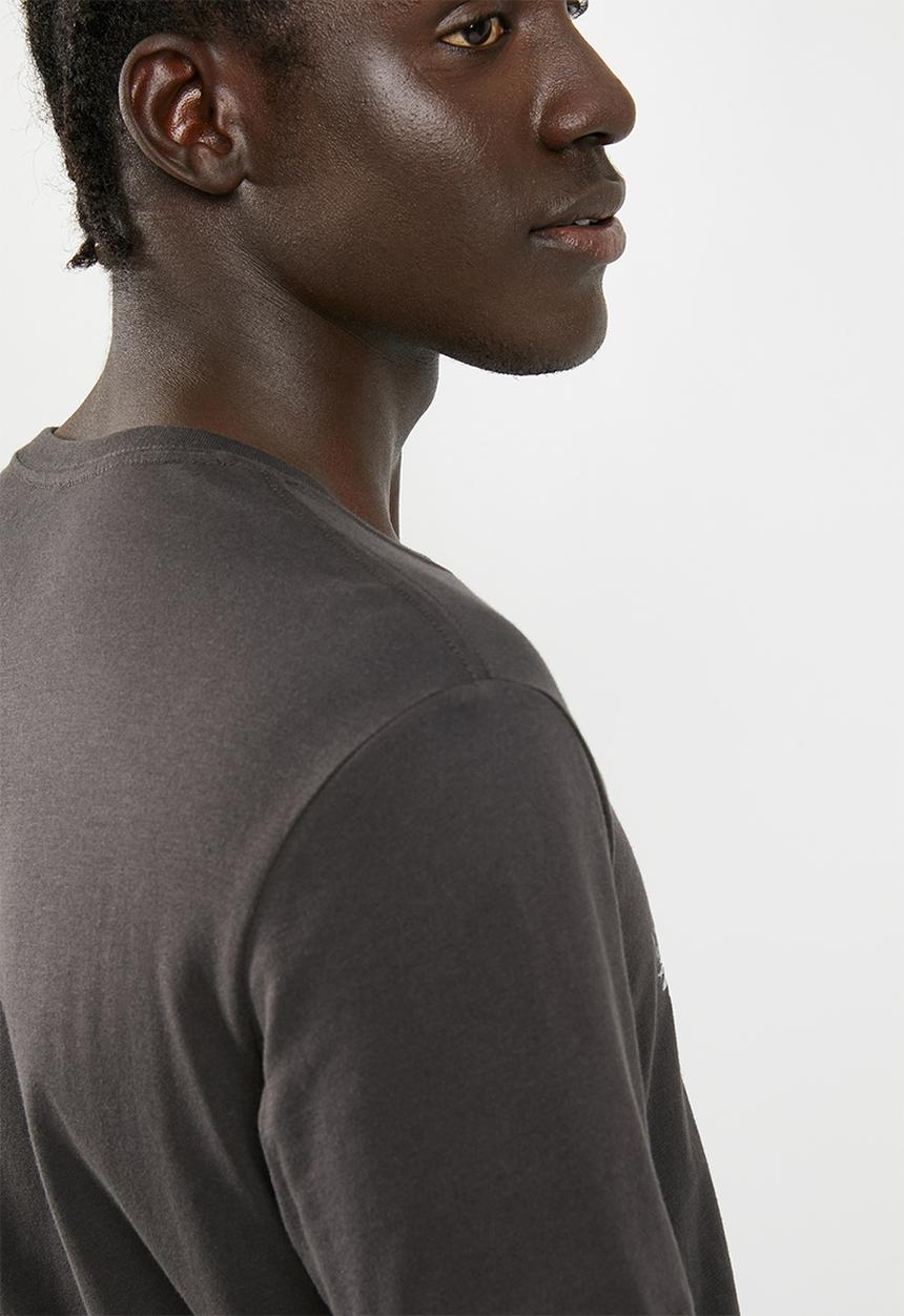GUESS - Guess Los Angeles eagle tee - charcoal