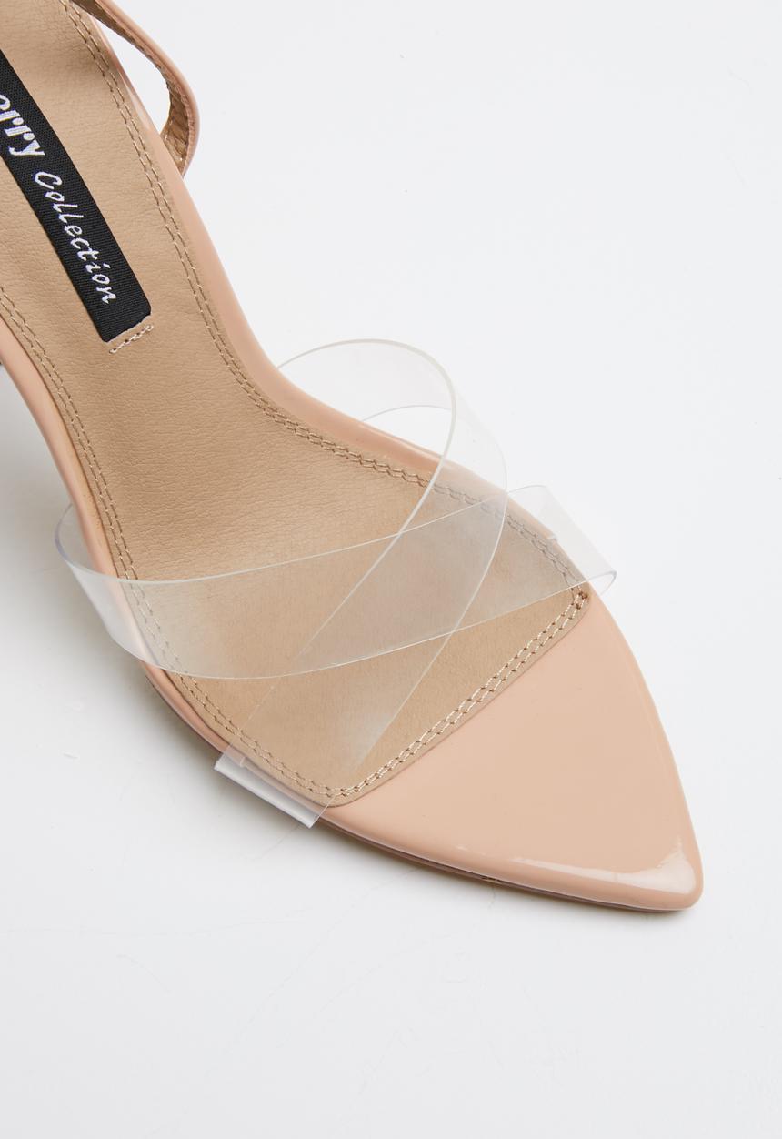 Cherry Collection - Nevada ankle strap heels - neutral