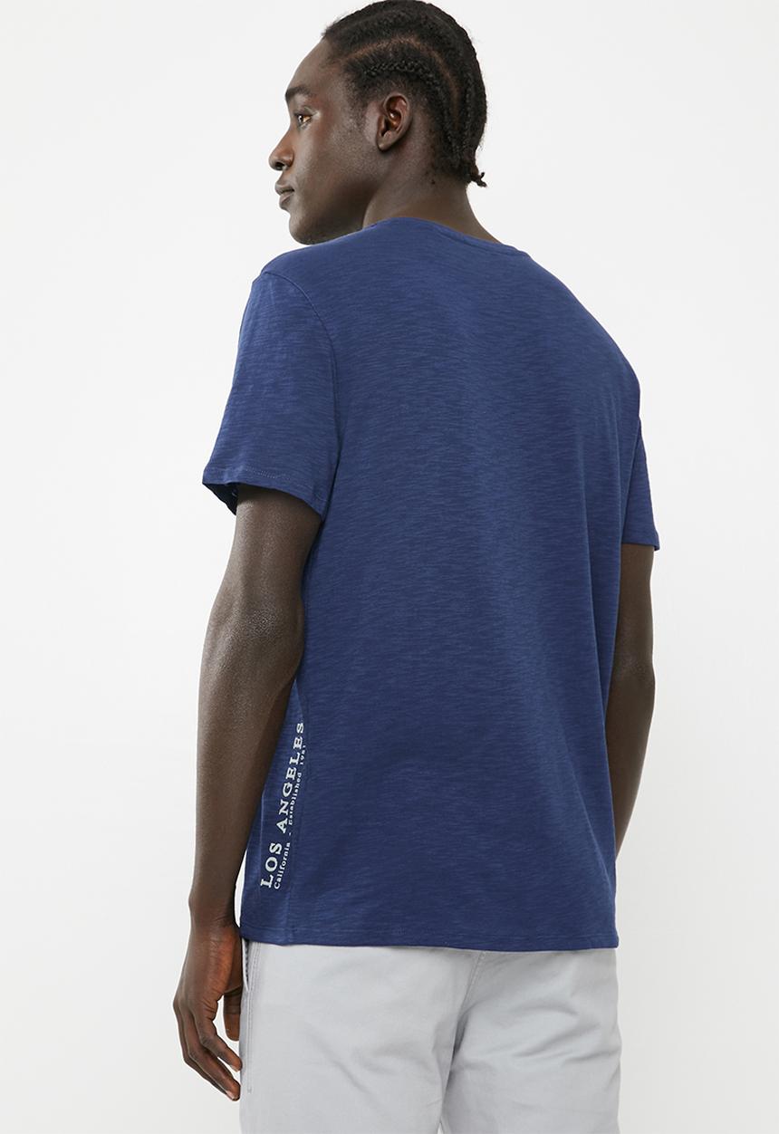 GUESS - Guess definition tee - blue