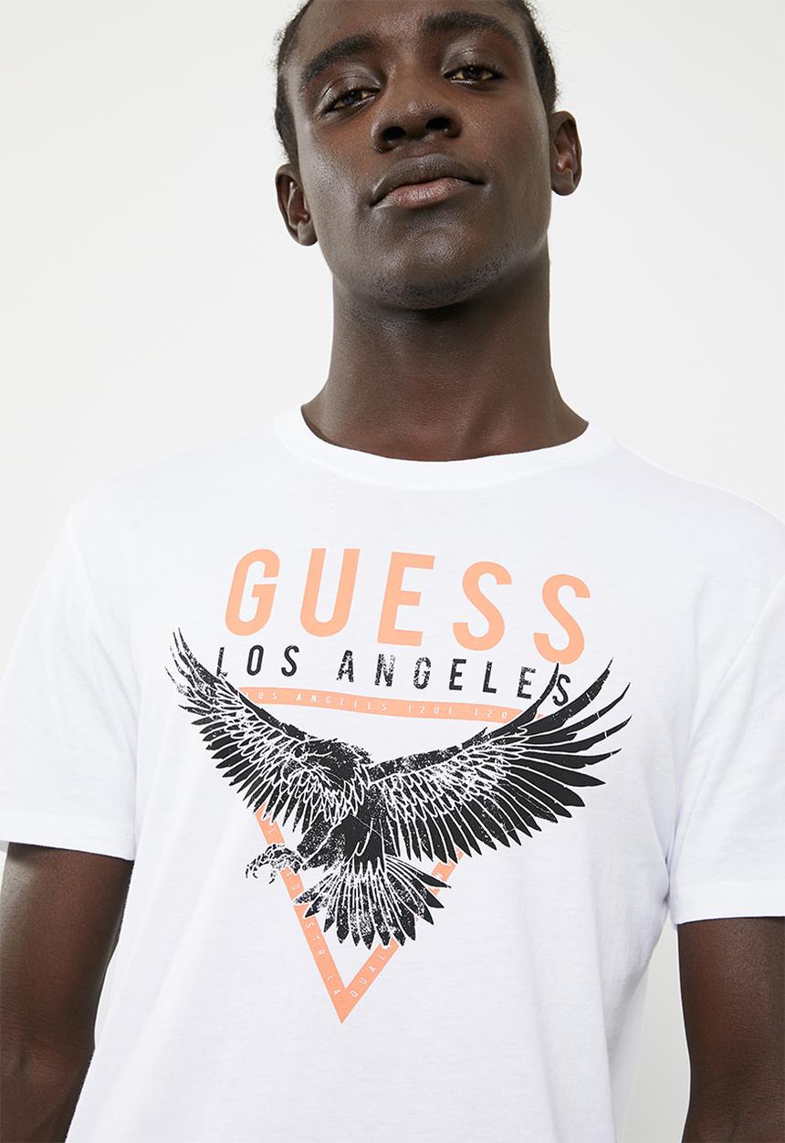 GUESS - Guess eagle tee - white