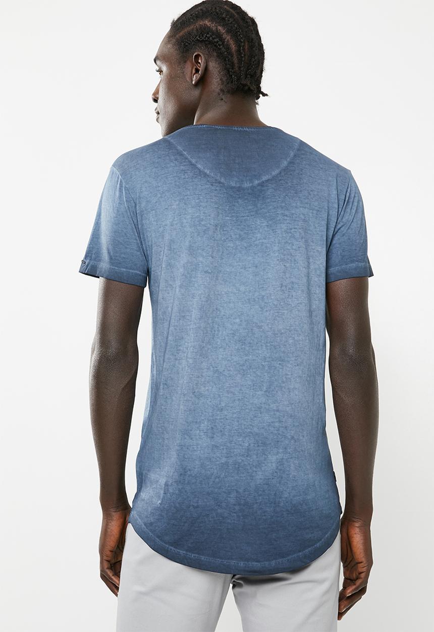 S.P.C.C - Block placement printed tee - blue