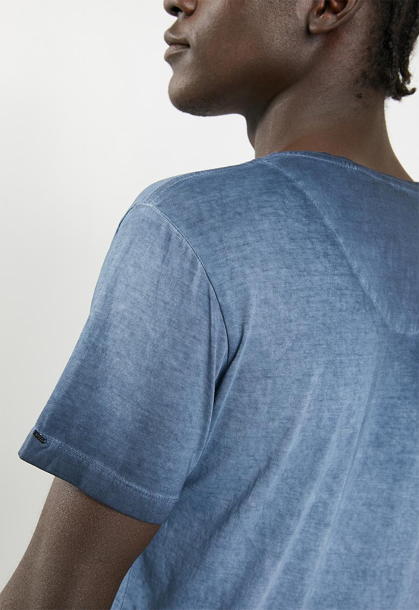 S.P.C.C - Block placement printed tee - blue