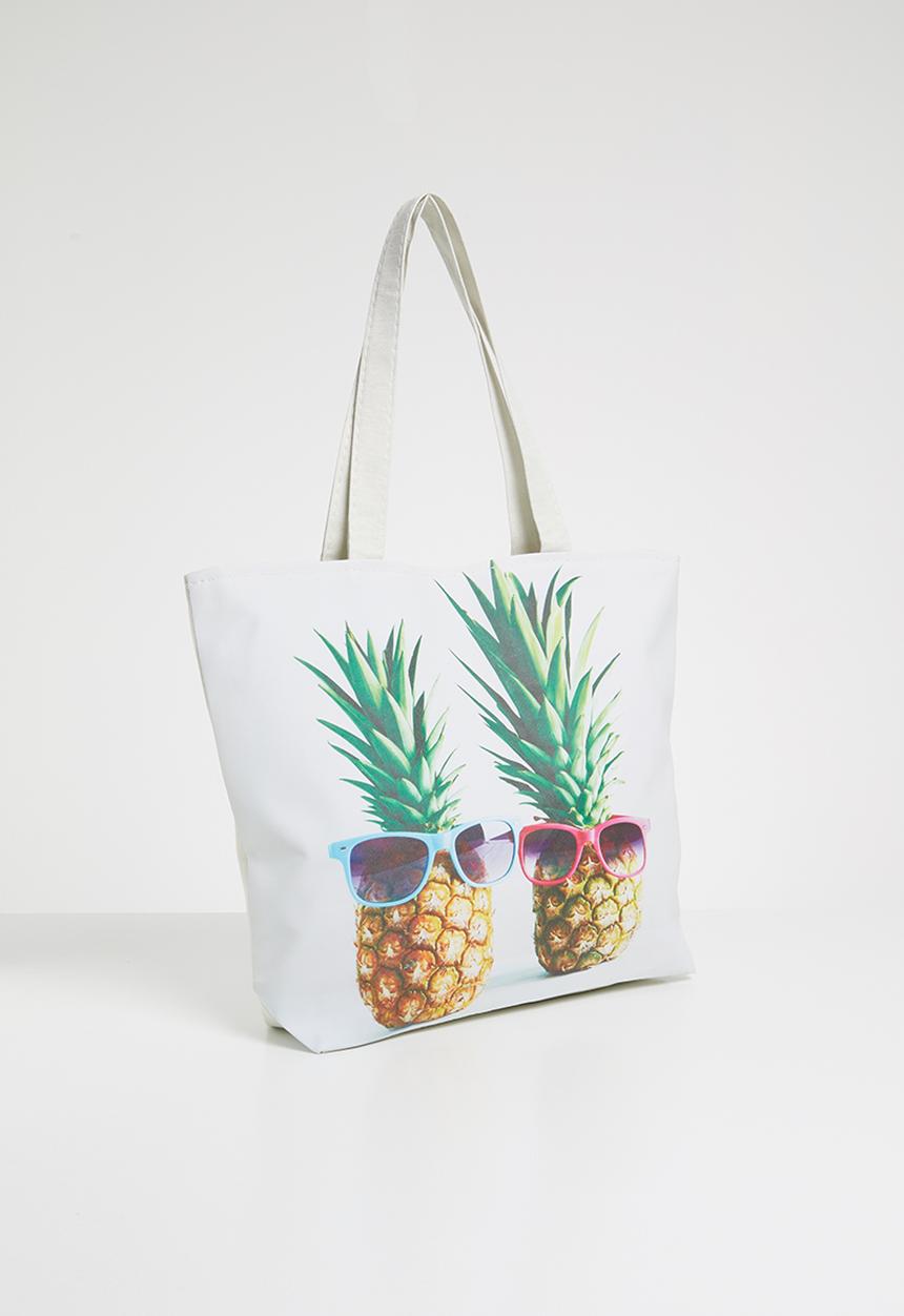 Pop Candy - Printed handbag - white 