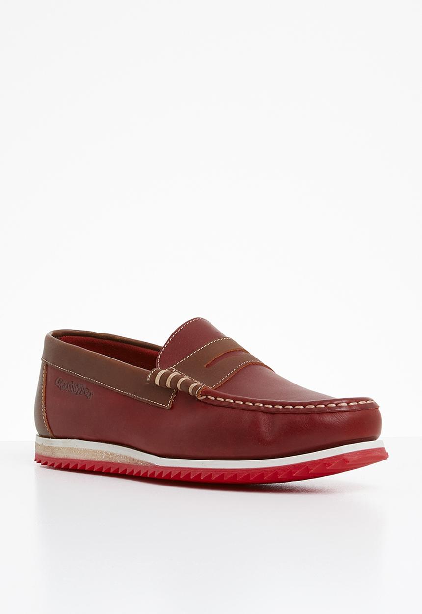 Grasshoppers - 5701 Tim-cherry denver/oatmeal denver - red