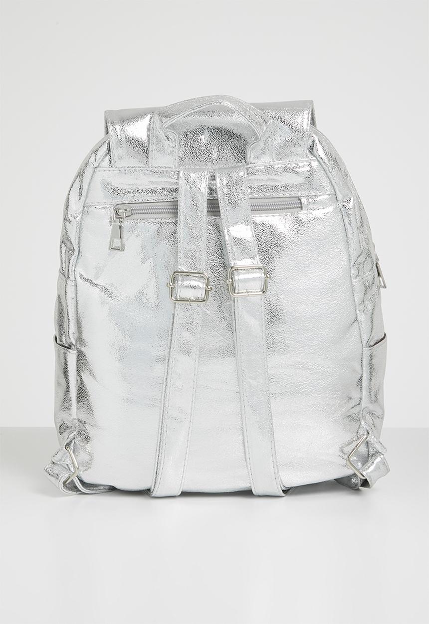 Pop Candy - Metalic backpack - silver