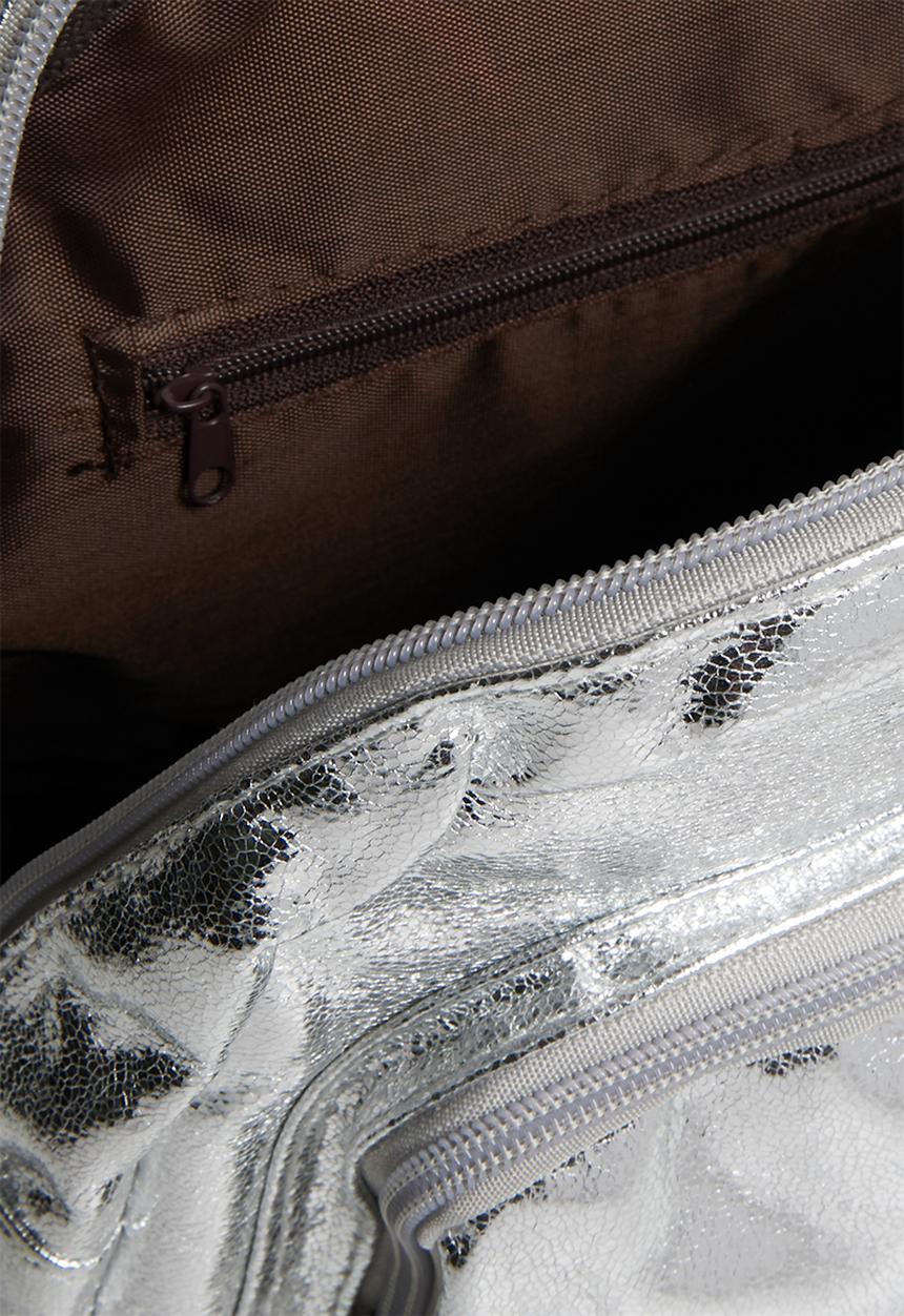 Pop Candy - Metalic backpack - silver