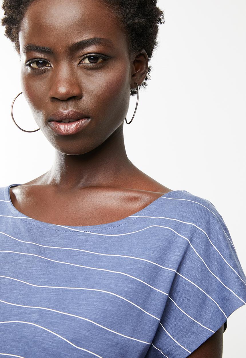 edit - Short sleeve sun dress - blue