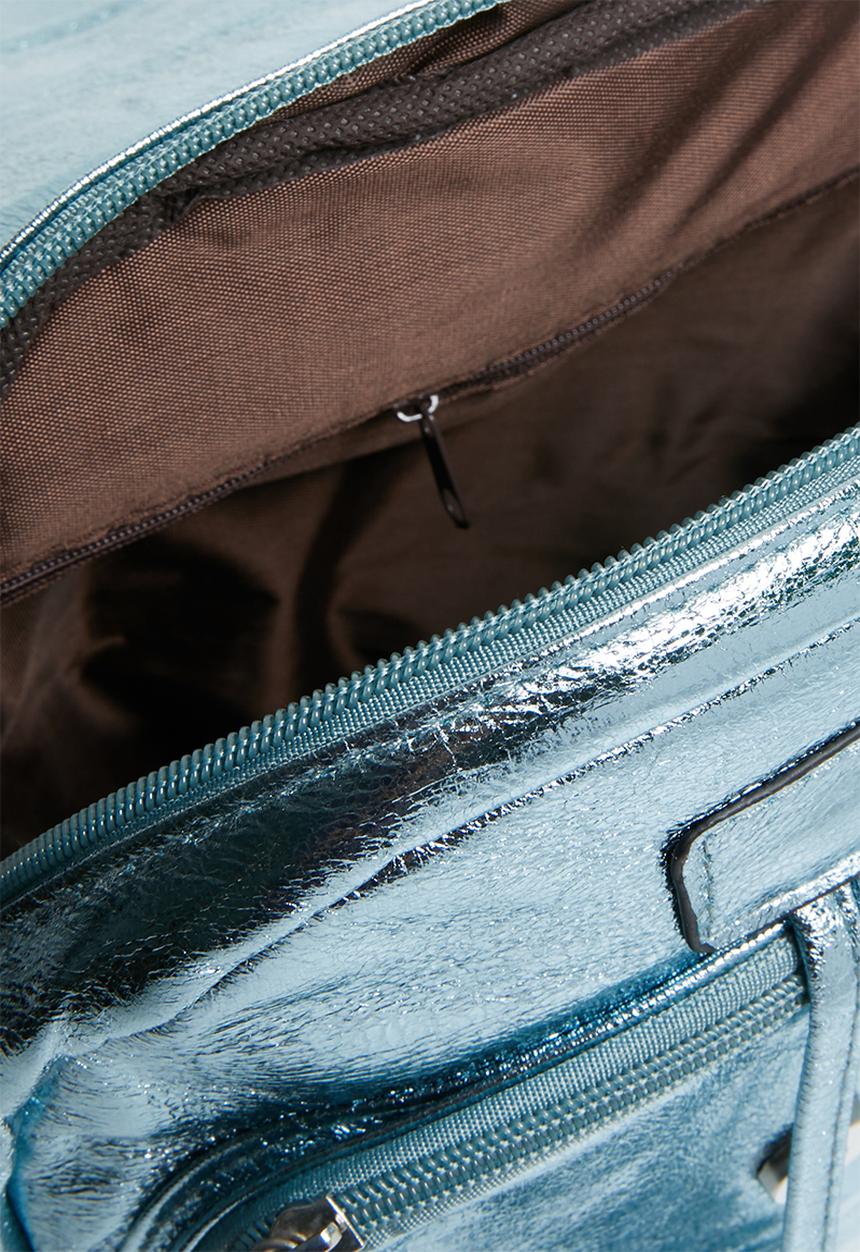 Pop Candy - Metalic backpack - blue