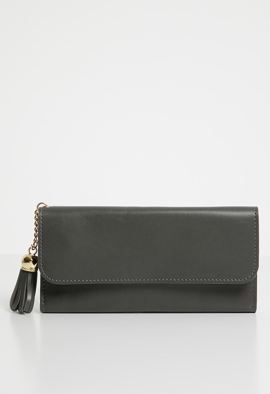 STYLE REPUBLIC - Tassel detail purse - grey