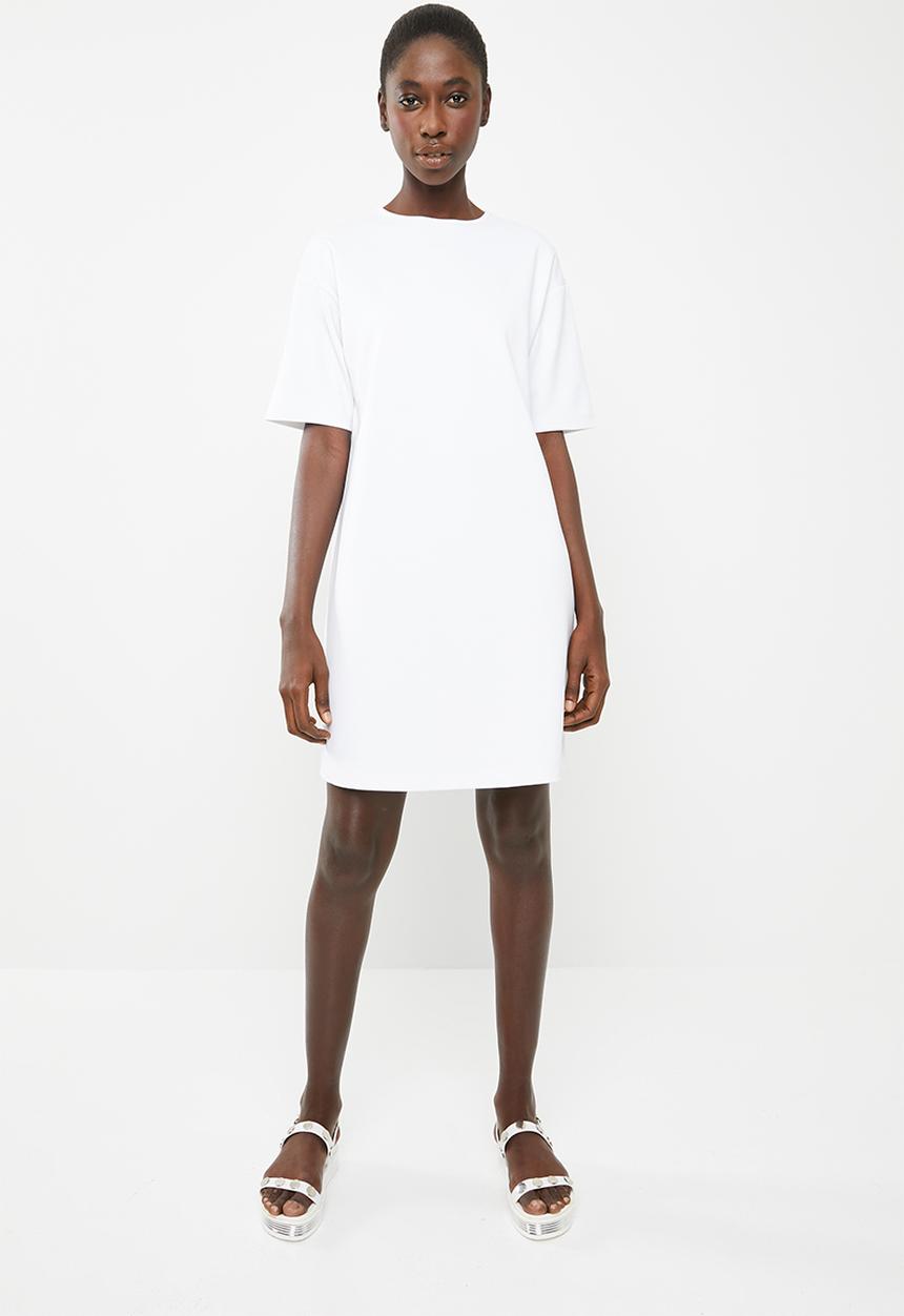 c(inch) - T-shirt dress - white