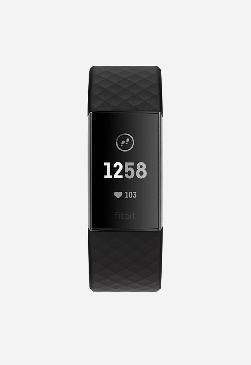 Fitbit - Fitbit charge 3 - graphite/black