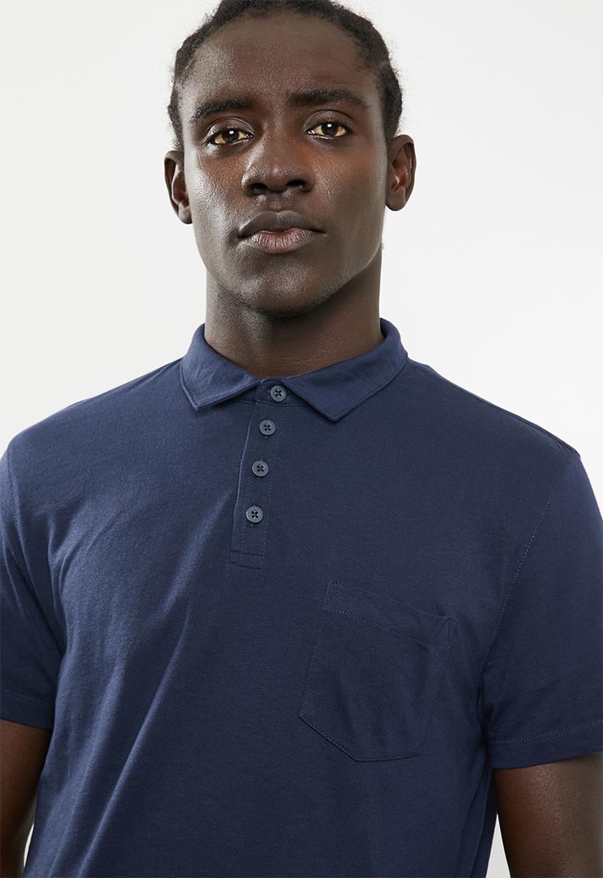 STYLE REPUBLIC - Golfer short sleeve tee - navy 