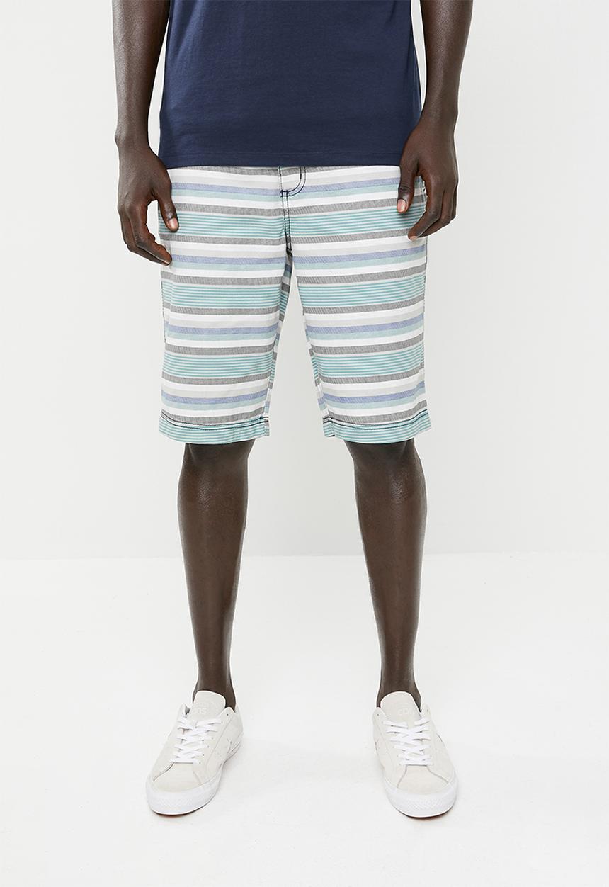 STYLE REPUBLIC - Alfred striped shorts - multi 