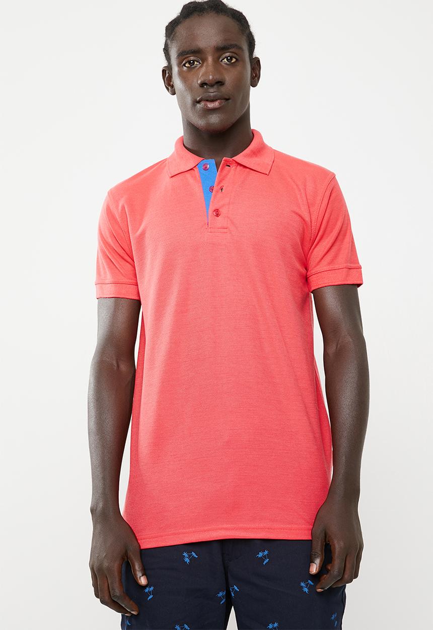 STYLE REPUBLIC - VIP Golfer short sleeve tee - coral